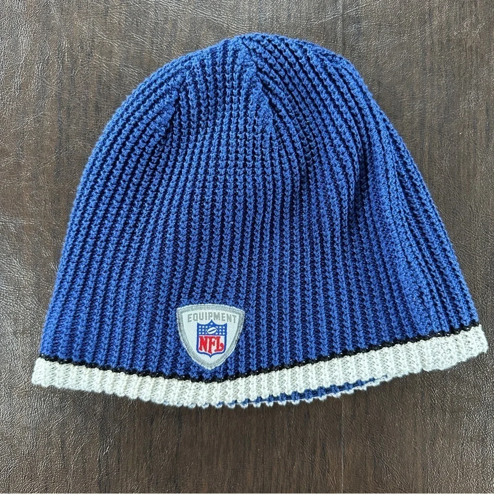 Reebok NFL Indianapolis Colts Knitted Reversible Beanie Hat